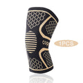 Copper Fiber Knitted Knee Pads – Sport & Fitness Support - @BlackWhite