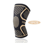 Copper Fiber Knitted Knee Pads – Sport & Fitness Support - @BlackWhite