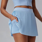 High-Waist Sports Skirt – Tennis, Golf & Fitness Wear - @BlackWhite