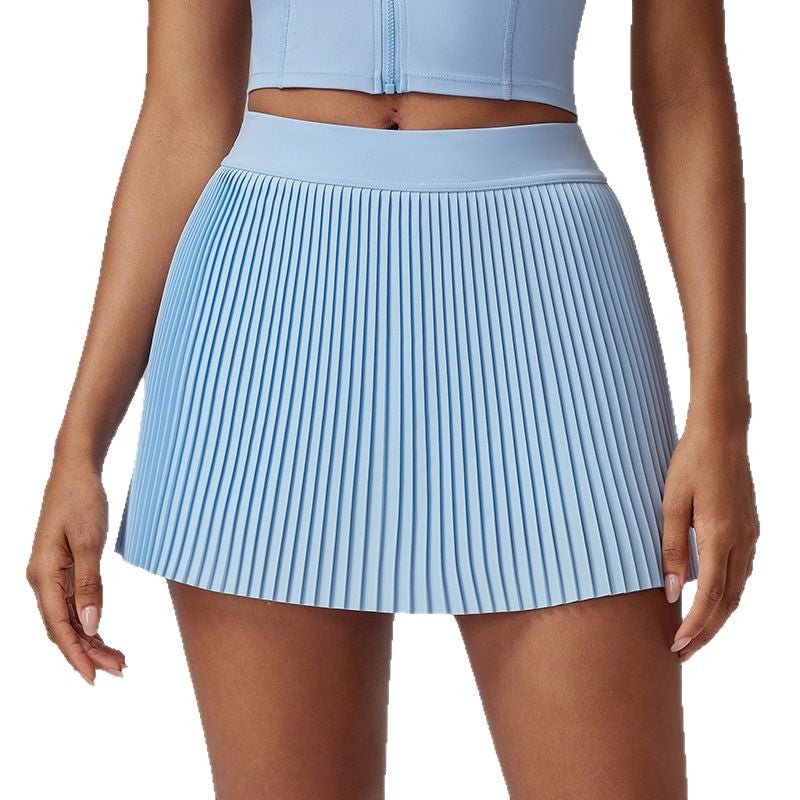 High-Waist Sports Skirt – Tennis, Golf & Fitness Wear - @BlackWhite