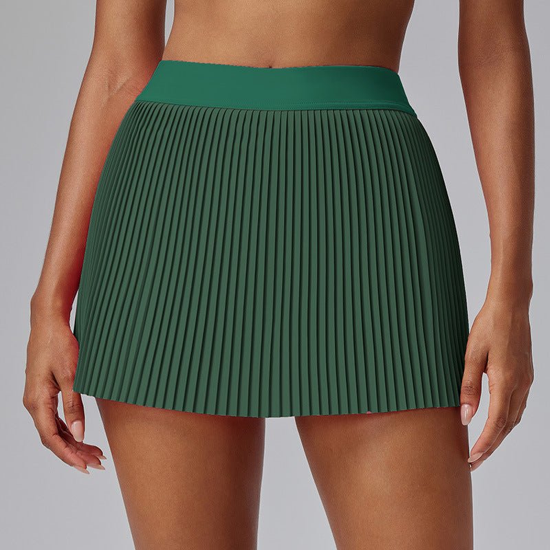 High-Waist Sports Skirt – Tennis, Golf & Fitness Wear - @BlackWhite