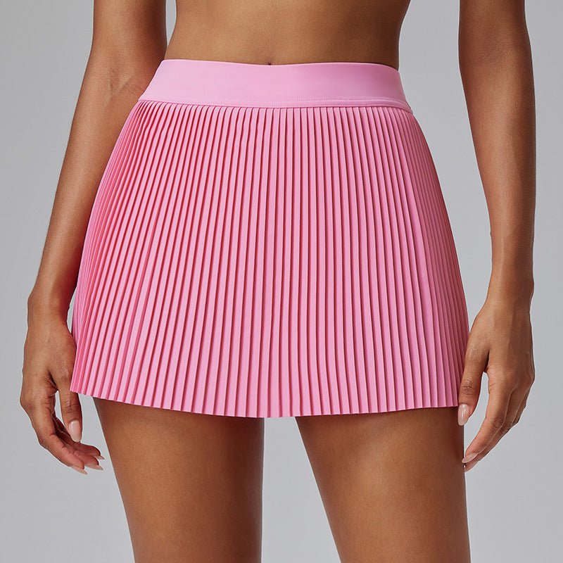 High-Waist Sports Skirt – Tennis, Golf & Fitness Wear - @BlackWhite