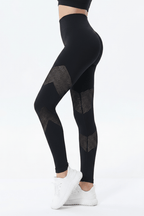 Seamless Gradient Yoga Leggings – High Waist & Hip Lift - @BlackWhite