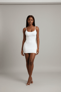 Sexy Suspender Mini Dress – Sleek Vest Style | S–XL - @BlackWhite