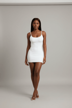 Sexy Suspender Mini Dress – Sleek Vest Style | S–XL - @BlackWhite