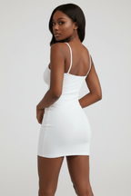 Sexy Suspender Mini Dress – Sleek Vest Style | S–XL - @BlackWhite