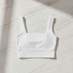 Women's Breathable Exercise Vest – Tight-Fit Back Top - @BlackWhite