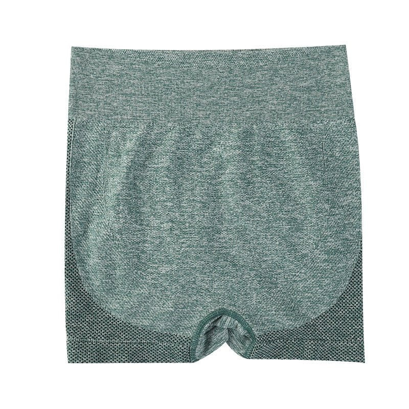 Women's High-Waist Fitness Shorts for Gym & Yoga - @BlackWhite