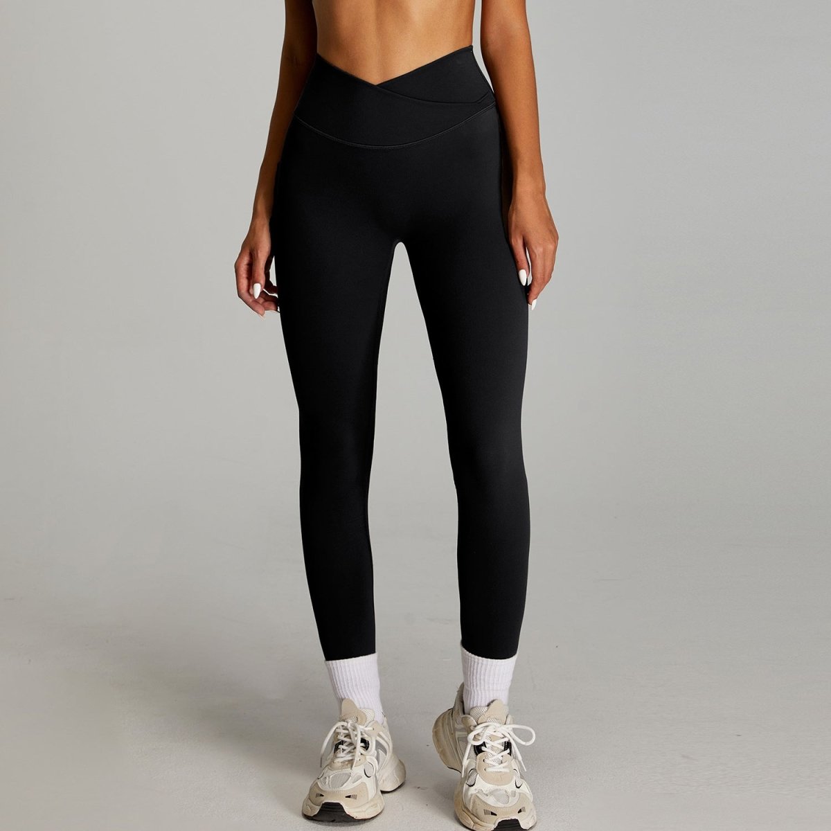 Women's High-Waist Quick-Dry Fitness Pants – Sculpting Fit - @BlackWhite
