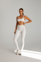 Women's High-Waist Quick-Dry Fitness Pants – Sculpting Fit - @BlackWhite
