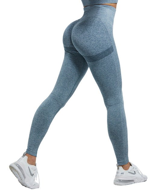 Women's High-Waist Scrunch Leggings – Gym & Fitness - @BlackWhite