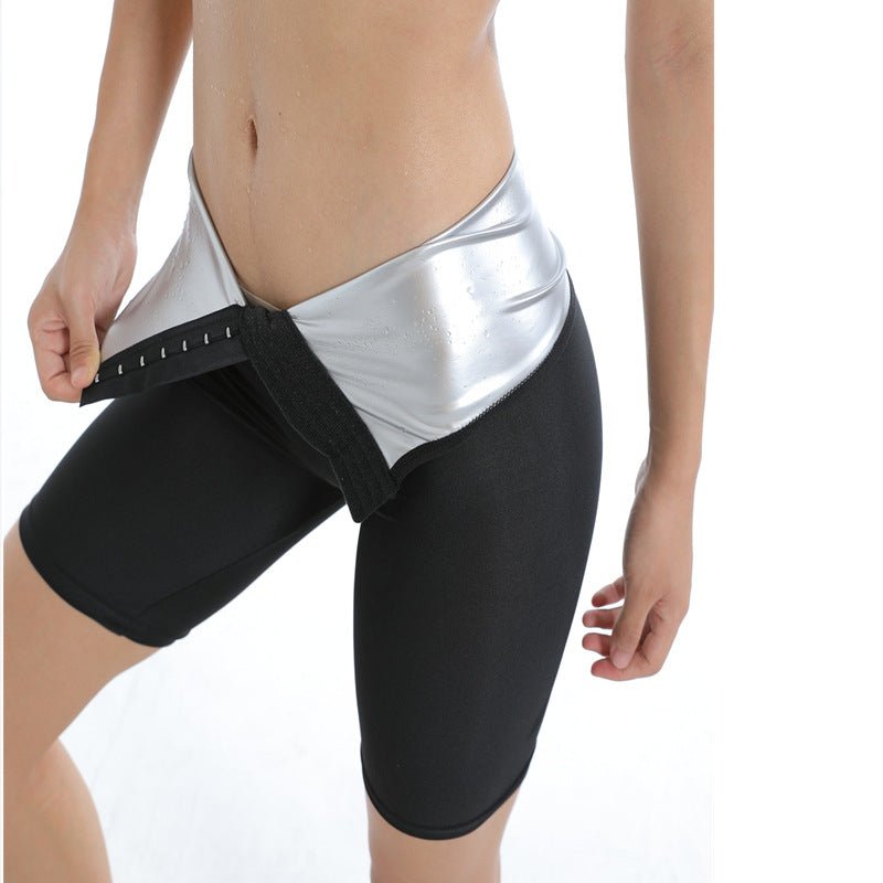 Women's High-Waist Sculpting Fitness Leggings Set - @BlackWhite