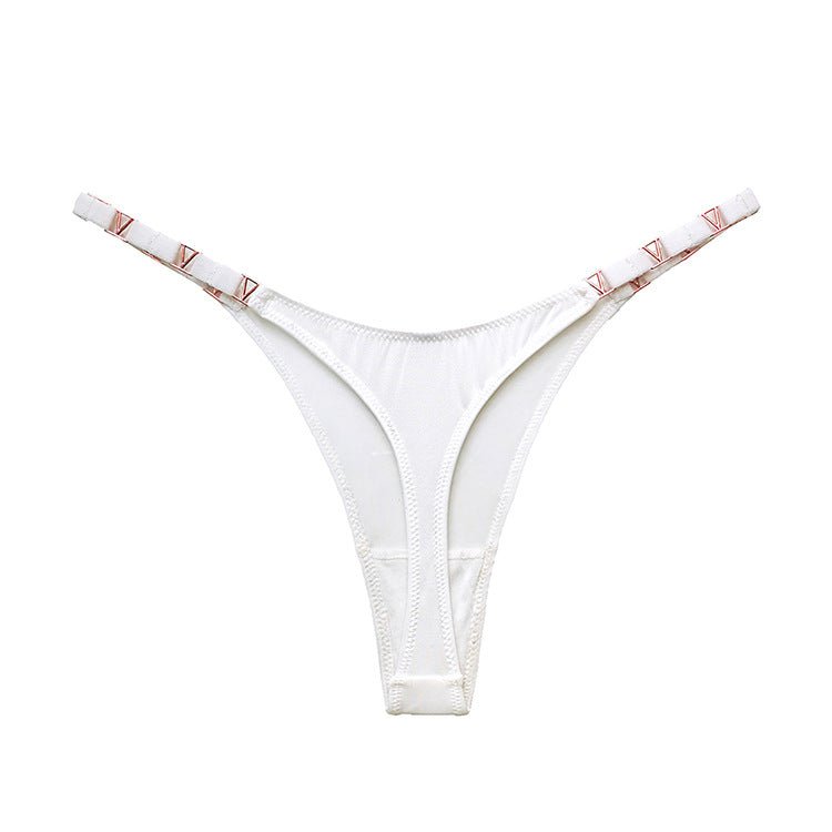 Women's Ice Silk T-Pants – Low Waist Hip Lift Shorts - @BlackWhite