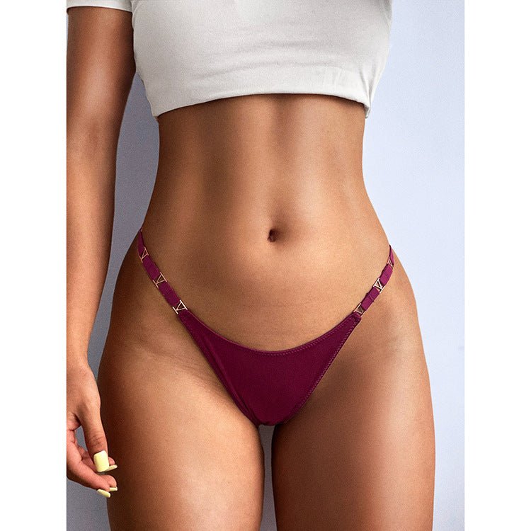 Women's Ice Silk T-Pants – Low Waist Hip Lift Shorts - @BlackWhite