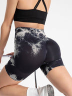Women's Lightweight Yoga & Running Shorts with Liner - @BlackWhite