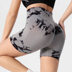 Women's Lightweight Yoga & Running Shorts with Liner - @BlackWhite