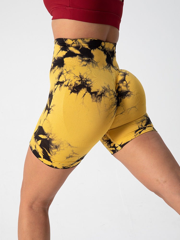 Women's Lightweight Yoga & Running Shorts with Liner - @BlackWhite