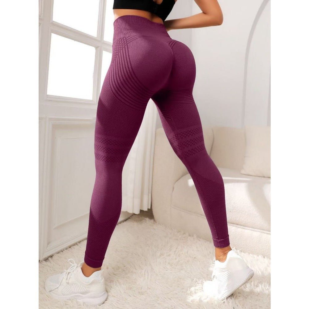 Women's Skinny Yoga Pants for Running & Fitness - @BlackWhite