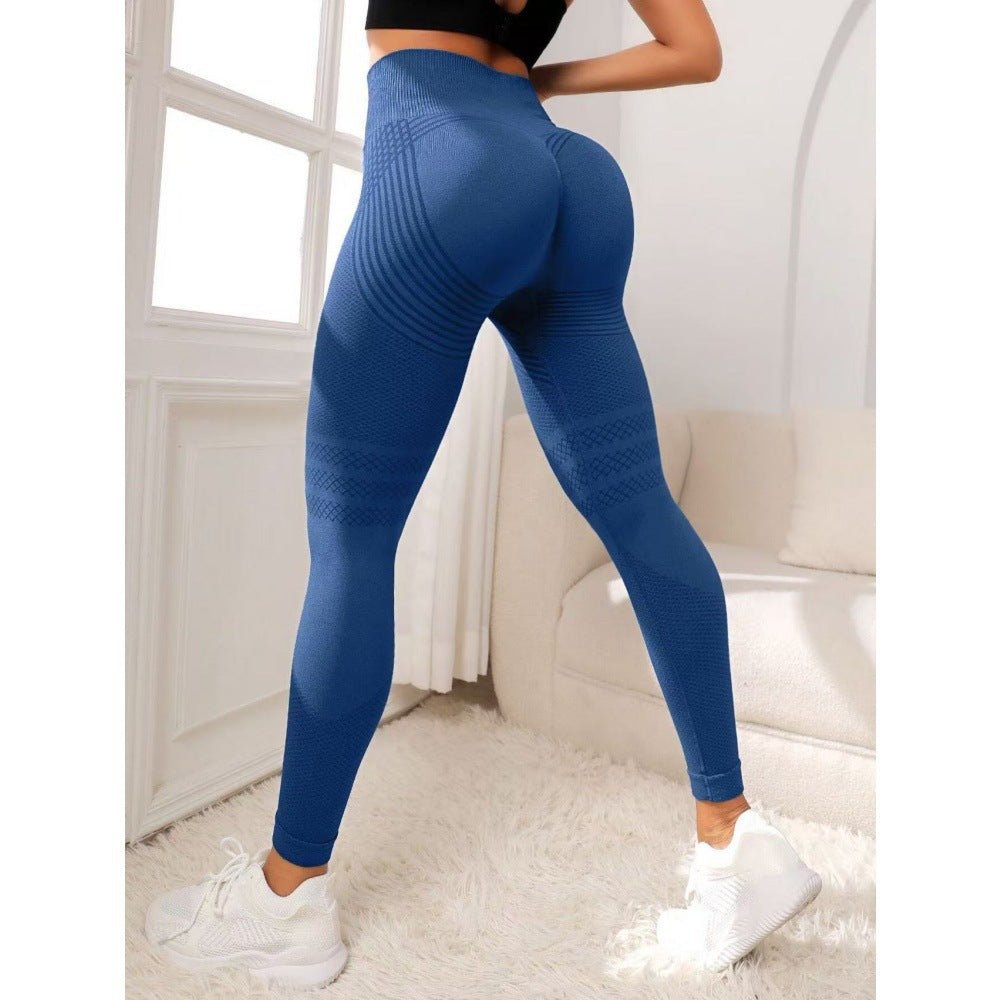 Women's Skinny Yoga Pants for Running & Fitness - @BlackWhite